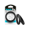PerfectFitBrand Perfect Fit Xact-Fit #23 Comfort Ring 2 vnt., Ultra-Soft Silicone, Juodas