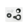 PerfectFitBrand Perfect Fit Premium C-Rings Set - Silicone Variety, 6 Sizes, Juodas