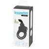 RING Happy Rabbit – stimuliuojantis USB įkraunamas meilės žiedas triušiui