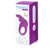 Happy Rabbit - Įkraunamas vibruojantis triušio penio žiedas Violetinė