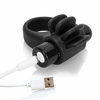 The Screaming O - Charged Skooch Ring Juodas