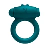 Evolved Playboy Pleasure – Bunny Buzzer Cockring – žalsvai mėlyna