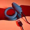 Evolved Playboy Pleasure – Bunny Buzzer Cockring – žalsvai mėlyna