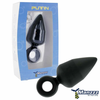 ManzzzToys Putin Juodas Large Silicone Plug 12cm Atsparus vandeniui - Juodas