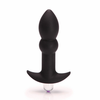 Tantus Perfect Butt Plug Plus Juodas Silicone Vibrating Plug 3 Modes
