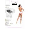 MissO S301 Stockings for Garter Belt rusvai gelsvas S/M - Sheer and Durable Finish