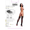MissO S306 Hold-Up Stockings Juodas L/XL - Elegant Triple Band Finish