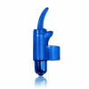 Power Bullet Mėlyna PowerBullet Tingling Tongue Mėlyna Mini Finger Massager Atsparus vandeniui