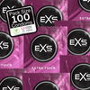 EXS Hot Chocolate Condoms 100-Pack - Chocolate Aroma, Flavoured, Standartinis dydis