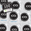 EXS Nano Thin 100-Piece Ultra-Thin Latex Protective Sheaths