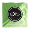 EXS 3-in-1 Ribbed &amp; Dotted Flared Latex Condoms 12-Pack 56mm