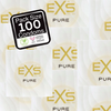 EXS Pure Ultra-Thin Condoms 100-Pack | Recyclable Packaging, Natural Fit