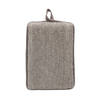 Touche By Shots Touche Rectangle Bath Sponge Bamboo Charcoal &amp; Flax Hemp Double-Sided