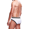 Prowler Brief XS Baltas/Juodas - Two-Tone Modern Underwear