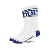 Prowler BTM Socks Baltas/Mėlyna - Classic Sporty Cotton Crew Socks