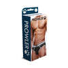 Prowler Open Brief L Juodas/Baltas - Modern Two-Tone Athletic Underwear