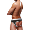 Prowler Open Brief XS Juodas/Baltas - Backless Technical Underwear