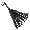 Prowler Red Prowler Raudonas Leather Suede Flogger Juodas - Sturdy Suede Handle, Long Strands