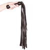 Prowler Red Prowler Raudonas Flogger 66cm - Juodas Braided Leather Impact Tool