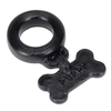 Prowler Red Oxballs Puppy Silicone Dog-Style Collar - Juodas, Adjustable Size