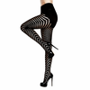 Baci Geometric Jacquard Pantyhose One Size - Modern Pattern Tights