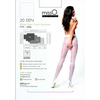 MissO P101 Baltas Sheer Tights with Cut-Out S/M