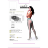 MissO P102 Pilkas L/XL - Elegant Tights with Functional Cutout, 40 DEN