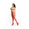 MissO P105 Raudona L/XL Tights with Lace Trim and Open Gusset