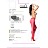 MissO P105 Raudona L/XL Tights with Lace Trim and Open Gusset