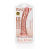 Realrock By Shots Realrock lenktas tikroviškas dildo su siurbtuku - 7"/ 18 cm