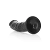 Realrock By Shots Realrock Didelis tikroviškas styguotas dildo siurbtukas 22,5 cm