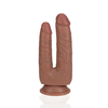 Realrock By Shots RealRock Double Trouble Intimate Model 12.7/15.2 cm Tan
