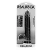 Realrock By Shots Extra Large Straight with Balls 35,5 cm - Juodas