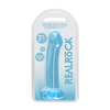Realrock By Shots RealRock Crystal Clear 17 cm Model with Suction Cup - Transparent Design