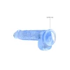 Realrock By Shots Realistiškas dildo su kamuoliukais - 6""""/ 15 cm