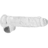 Realrock By Shots RealRock Crystal Clear Intimate Model with Suction Cup 25cm Transparent