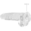 Realrock By Shots Realrock Big neperšlampamas varpos dildo stiprus siurbtukas 25cm