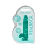 Realrock By Shots 6"""" / 15 cm tikroviškas dildo su kamuoliukais - turkis