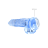 Realrock By Shots REALROCK Crystal Clear Intimate System with Suction Cup 21 cm Transparent