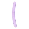Realrock By Shots RealRock Crystal Clear Double-Ended Model 34cm - Phthalate-Free, Transparent
