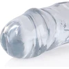 Realrock By Shots RealRock Crystal Clear Double Model 45cm Transparent Intimate System