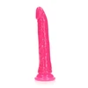 Realrock By Shots Lieknas tikroviškas dildo su siurbimo taurele – švyti tamsoje – 9'' / 22,5 cm