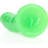 Realrock By Shots REALROCK Slim Intimate Model Glow in the Dark 20 cm Suction Cup