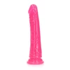 Realrock By Shots Lieknas tikroviškas dildo su siurbimo taurele – švyti tamsoje – 6'' / 15,5 cm