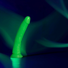Realrock By Shots RealRock Glow Slim Intimate Machine with Suction Cup 22.5cm Žalias