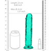 Realrock By Shots Tiesus tikroviškas dildo su siurbimo taurele – 8'' / 20