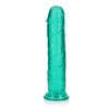 Realrock By Shots REALROCK Crystal Clear Intimate Device 23 cm with Suction Cup Transparent