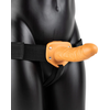 Realrock By Shots RealRock Vibrating Hollow Strap-On 15.5 cm - Adjustable Intimate System