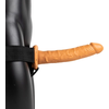 Realrock By Shots RealRock Vibrating Hollow Strap-On 24.5 cm Adjustable Intimate System