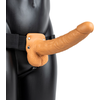 Realrock By Shots RealRock Vibrating Hollow Strap-On System 23 cm with Adjustable Harness